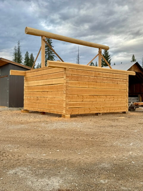 Dovetail Log Cabin Shell
